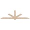 Ekena Millwork Kennewick Smooth Timber Gable Bracket, Douglas Fir, 108"W x 31 1/2"H x 1 1/2"D x 5 1/2"F, 7/12 Pitch GBW108X31X0206KEN00SDF - alternate 1